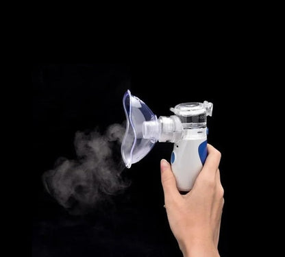 Portable Nebulizer for Kids and Adults for Travel and Household Use, Handheld Mesh Nebulizer