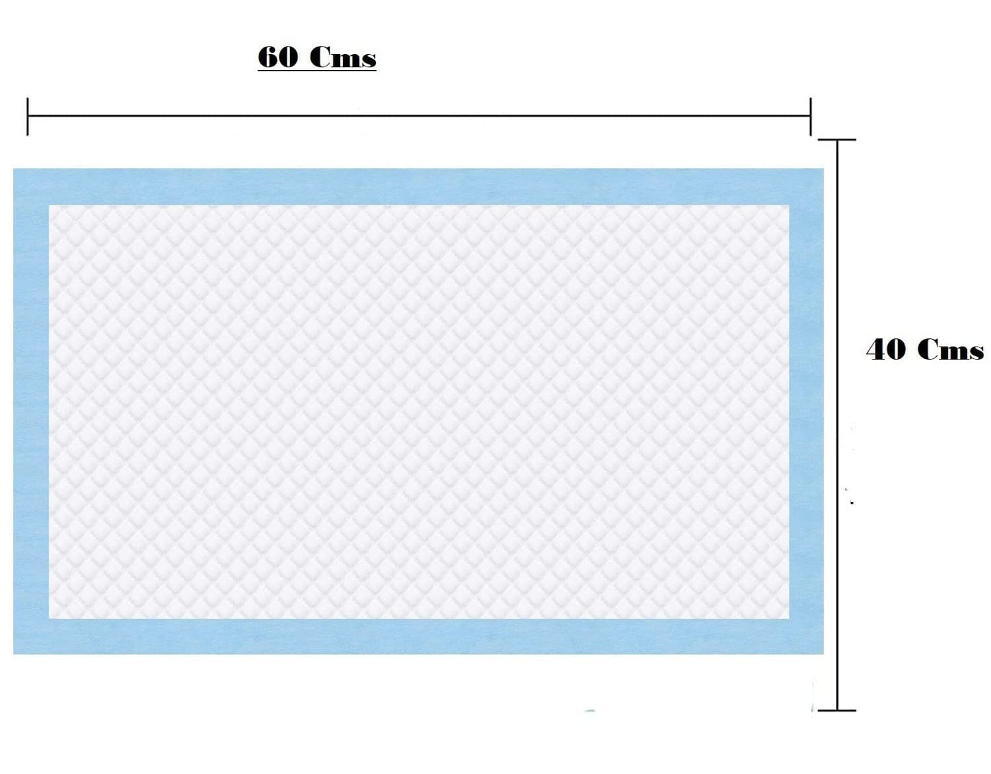 Progeny Disposable Baby Underpads & Changing Mats – 100% Waterproof, Hypoallergenic, Non-Slip (60x60 cm, Pack of 20)