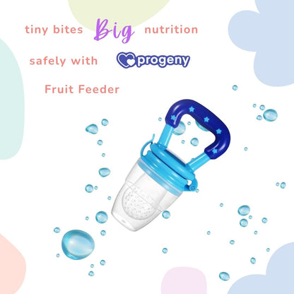 Silicone Fruit/Food Nibbler, Soft Pacifier/Feeder Teether for Baby with Extra Mesh, For Infants (Snugblue)