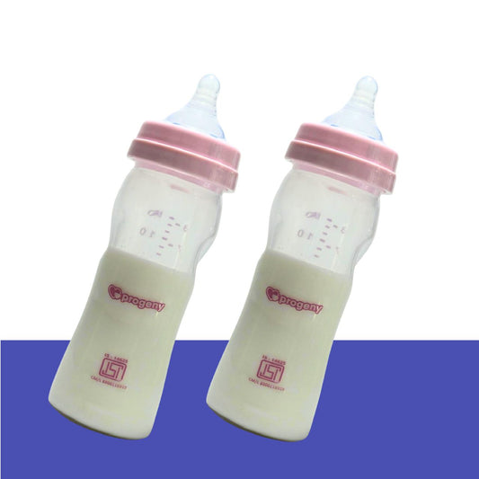 Wide Neck Anti-Colic Baby Feeding Bottle, 240ml, Newborns & Toddlers, BPA Free (Pack of 2)